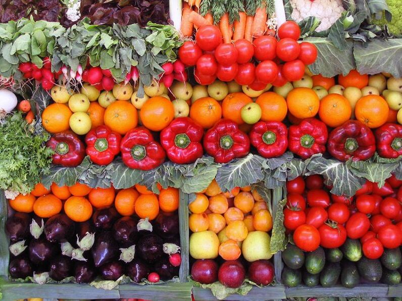 вітаміни для потенції в овочах і фруктах