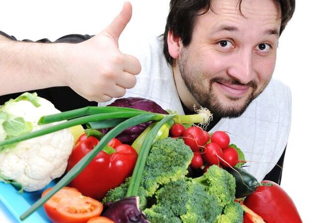 овочі корисні для чоловічої потенції